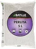 Semillas Batlle 960095PIC Perlit-Substrat, 5 l, Weiß und Türkis, 32x24x31