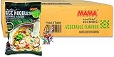 yoaxia ® - 24er Pack - [ 24x 55g ] Instant Reisnudeln mit Gemüsegeschmack / Glutenfrei / Instant Rice Noodles with Vegetable Flavour / Gluten Free + ein kleines Glückspüppchen - Holzpüpp