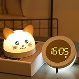 schlafhilfe mit touch-funktion wake up licht lichtwecker sonnenaufgang smart connect wake-up light snooze wecker tageslichtwecker mit licht countdown funktion nachtlicht kind stufenlos dimmb