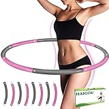 Hula Hoop Reifen Erwachsene Die Zur Gewichtsreduktion und Massage Verwendet Werden KöNnen 1,4 kg, 6-8 Segmente Abnehmbarer Hoola Hoop Reifen Geeignet Für Fitness/Sport/Zuhause/BüRo/Bauchformung