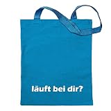 Kiwistar Läuft bei dir? Design 1 Tragetasche Baumwolltasche Stoffbeutel Umhängetasche Langer Henk
