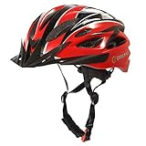 CHILEAF Fahrradhelm Damen Herren CE EN1078, Urban Fahrradhelm für Erwachsene mit Visor, ÖKOTEST-Testsieger, EPS-Körper + PC-Schale, Robust und Ultraleicht, Verstellbar Radhelm 56-62