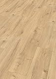 Egger Home Laminatboden EHL142 Loja Eiche Natur (8mm, 2,542m²) | authentische Holzoptik | | Einfache Verlegung durch CLIC It System | Praktisch & wertbeständig, b