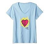 Damen One Tree Hill Clothes Over Bros Heart T-Shirt mit V