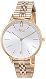 s.Oliver Damen Analog Quarz Uhr mit Edelstahl Armband SO-4211-MQ