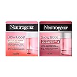 Neutrogena Glow Boost Set Tag- & Nachtpflege (2 x 50 ml), erfrischende Tagescreme und regenerierende Nachtcreme, für gesund aussehende & strahlende H