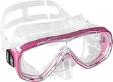 Cressi Taucherbrille Erwachsene, Herren und Damen - Tauchermaske, Made in Italy, rosa, DN207040