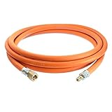 campcooga Propanschlauch mit Stecktülle/Kupplungsstift für Schnellkupplung in verschiedenen Längen Propangas (5 Meter)