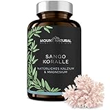 Sango Meereskoralle 90 Kapseln. Natürliches Calcium (20%) und Magnesium (10%) im optimalen körpereigenen Verhältnis 2:1. Laborgeprüft, hohe Verwertbarkeit, hochdosiert, vegan & hergestellt in DE