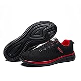 MUMEOMU Damen Sportschuhe Laufschuhe Mit Mesh,Arbeitsschuhe Turnschuhe Sneakers Trainer Leichte Air Schuhe Leicht Atmungsaktiv Sportlich Schutz Weich Joggingschuhe F