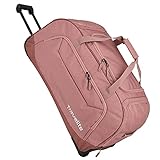 travelite XL Trolley Kofferserie Kick Off - Praktische Reisetasche mit Rollen für Urlaub und Sport, 77 cm, 120 Liter, pink