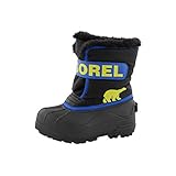 Sorel Unisex-Kinder-Winterstiefel, TODDLER SNOW COMMANDER, Schwarz (Black/Super Blue), Größe: 24