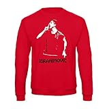 Art T-Shirt, Raglan Zlatan Ibrahimovic, Herren, rot, M