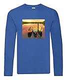 Druckerlebnis24 Langarmshirt - Boote Boot Landschaft Seestück - Long Sleeve für Herren und M