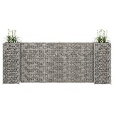 Tidyard Mesh Wire Fencing Gabion Basket Stahl Pflanzgefäß, Mehrere Größen E