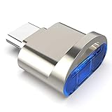 Rocketek Typ C zu TF Speicher Kartenleser Adapter für TF/Micro SD/Micro SDXC/Micro SDHC-Karte, kompatibel mit Windows/Mac OS/Linux