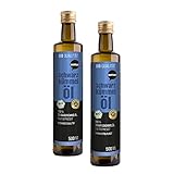 Wohltuer Bio Schwarzkümmelöl 1l (2x 500ml) - Schonend kaltgepresst, gefiltert, mild & reich an ungesätigten F