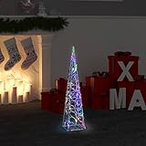 WELLIKEA LED-Leuchtkegel Acryl Deko Mehrfarbig 60