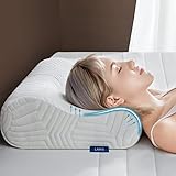 Höheneinstellbares Memory Foam Kopfkissen Sandwich Kissen Ergonomisches Nackenstützkissen Schlafkissen Abnehmbarer und waschbarer Kopfkissenbezug Allergien geeignet Geeignet für Rücken- und Seitenlag