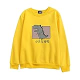 Langarm Pullover Damen & Herren Paare Outfit Dinosaurier Print Plus Size Tops T-Shirt Valentinstag Hoodie Sweatshirts Valentines Day Outfit Women Teen Girls Sweater Dresses Shirt Sw