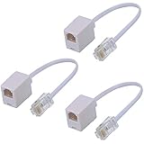 RJ45 zu RJ11 Adapter,SHONCO RJ11 6P4C-Buchse zu E