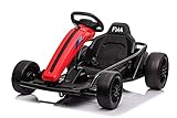 Driftkart Drift-CAR 24V, rot, Glatte Drifträder, 2 x 350W Motor, Driftmodus bei 13 km / h, 24V Batterie, solide Konstruk