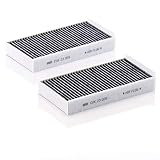 Original MANN-FILTER Innenraumfilter CUK 23 005-2 – Kabinenluftfilter Satz (2er Set) mit Aktivkohle – Für PKW