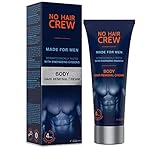 NO HAIR CREW Premium Enthaarungscreme für den Körper – gründliche und sanfte Haarentfernung für Männer, 200