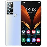 Lsqdwy SIM-freie und entsperrte Handys, Android GO 3G Schönes Smartphone mit 6,9 Zoll HD IPS Display, 5800mAh großer Akku, Dual SIM Dual Kameras und langlebige Handys (Farbe: Grau)