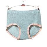 laoonl Damenunterwäsche Mid Waist Cotton Panty Full Brief Nahtlose Atmungsaktive Slips Plus S