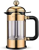 MXChen French Press Pot 304 Edelstahl Pressetopf Haushaltsanleitung Tee Kaffeefilter Pressglas Filter Cup Franzö