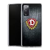 Silikon Hülle kompatibel mit Samsung Galaxy S20 FE 5G Case transparent Handyhülle SG Dynamo Dresden SGD Offizielles Lizenzproduk