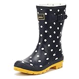 Joules Damen Molly Welly Gummistiefel, Blau (French Navy Spot Fnavspt), EU 38