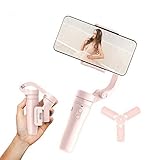 FeiyuTech [Offiziell] VLOG Pocket 3-Achsen-Gimbal-Stabilisator, Kompatibel mit Samsung s21 iPhone 13 und Android P30 Smartphone, Tragbarer und Faltbar, Timelapse, Zeitlupe, Panorama - R