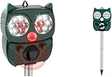 HelpAccess Taubenschreck/Taubenabwehr und Taubenschreck aus Kunststoff, Vogelabwehr (Solar Tiervertreiber)