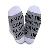 American Football Geschenk Fußball Fans Geschenk Lustige Geburtstag Geschenk Neuheit Fußball Socken Gr. M, COWBOYS