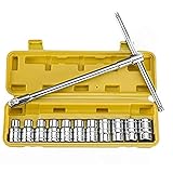 KAIBINY Schlüssel 13pcs/ Set Werkzeugkombination Drehmomentschlüssel Fahrrad-Auto-Reparatur-Werkzeug- Satz Ratsche Steckschlüssel Mechaniker Werkzeug