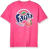 Coca-Cola Unisex-Erwachsene T-Shirt, Strawberry Fanta, Pink, X-Larg