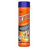 Drano (Mr Muscle) Power-Granulat Rohrfrei Abflussreiniger, entfernt Rohrverstopfungen in der Küche, 10 Anwendungen, 1er Pack (500g)