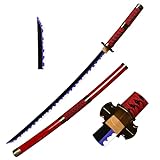 Skyward Blade Holzschwert Roronoa Zoro Katana, Anime Original Texture japanische Samurai Spada Kitetsu Katana für Cosplay-Kollektion 40 Z