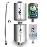 rivaALVA Life SafePro Trinkwasserfilter, Wasserfilter Set, filtert Schwermetalle, Pestizide, Bakterien, Keime, Rost und Legionellen, silb