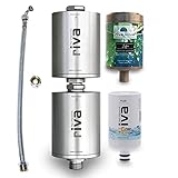 rivaALVA Life SafePro Trinkwasserfilter, Wasserfilter Set, filtert Schwermetalle, Pestizide, Bakterien, Keime, Rost und Legionellen, silb