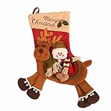 Weihnachtssocken-Tasche für Neujahr, Weihnachten, Zuhause, Stricksock