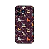 Farbige Trojanische Illustration kompatibel mit iPhone 13 Pro Hülle, ultradünn, stoßfest, kratzfest, Kameraschutz, Handyhülle, 6,1 Zoll (15,5 cm) 2021 (schwarz)