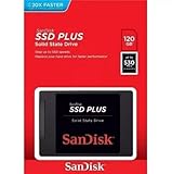 SanDisk SSD PLUS 120GB Sata III 2,5 Zoll Interne SSD, bis zu 530 MB/Sek