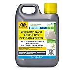 FILA Surface Care Solutions, DETERDEK PRO ECO ADVANCED, Saurer Zementschleierentferner, entfernt Rost, Verkrustungen, Bausstellenschmutz, hartnäckige Kalkablagerungen, 1L. Formulierung ohne Phosp