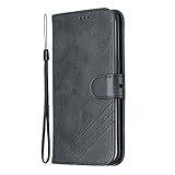 Hülle für Galaxy S7 Edge Hülle Handyhülle [Standfunktion] [Kartenfach] [Magnetverschluss] Tasche Etui Schutzhülle lederhülle klapphülle für Samsung Galaxy S7Edge/G935F - JEHX010249 Schw