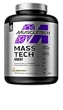 Weight Gainer Whey Protein Pulver, MuscleTech Mass-Tech Mass Gainer, Gewicht Zunehmen, Eiweißpulver für den Muskelaufbau, Creatin Monohydrat, Weight Gainer Hardgainer, Vanille, 3.18 kg