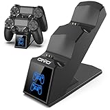 OIVO PS4 Controller Ladestation, Controller Ladestation Charger mit 1,8-Stunden-Ladechip, PS4 Ladegerät Docking Station für Sony Playstation 4/PS4/Pro/PS4 Slim C