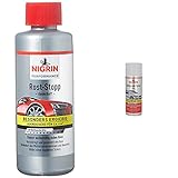 NIGRIN 74049 Rost-Stopp, 200 ml, Korrosionsschutz auf Tanin-Basis, langanhaltender Rostschutz & Haftgrund-Spray, Grau, 400 ml Sprühdose, für die Grundierung von Oberflächen vor dem Lack